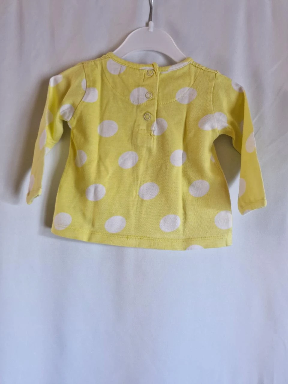 T-shirt de manga longa com bolinhas para bebê menina - Tamanho 3 meses – photo 4